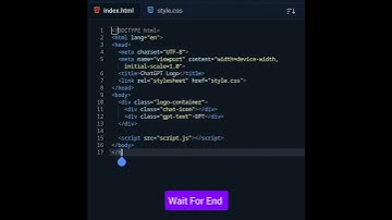 Watch Till End 🤯 ChatGpt logo Design | Html CSS Tutorial #shorts #chatgpt