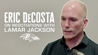 Eric DeCosta Shares Insight on Lamar Jackson Negotiations | Baltimore Ravens