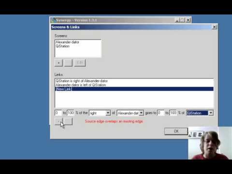 One Mouse One Keyboard and Two Computers (Synergy -- Windows)