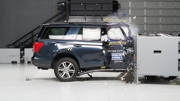 2023 Ford Expedition passenger-side small overlap IIHS crash test