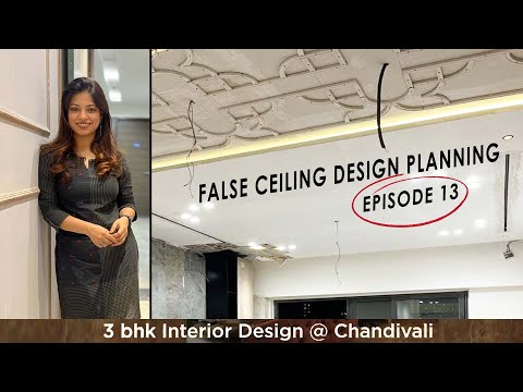 False Ceiling Bedroom Design Ideas- Day 120_ Interior Design , 3Bhk at Chandivali | Ep