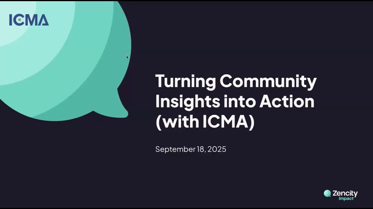 Webinar Recording: Turning Community Insights into Action | National Survey Results