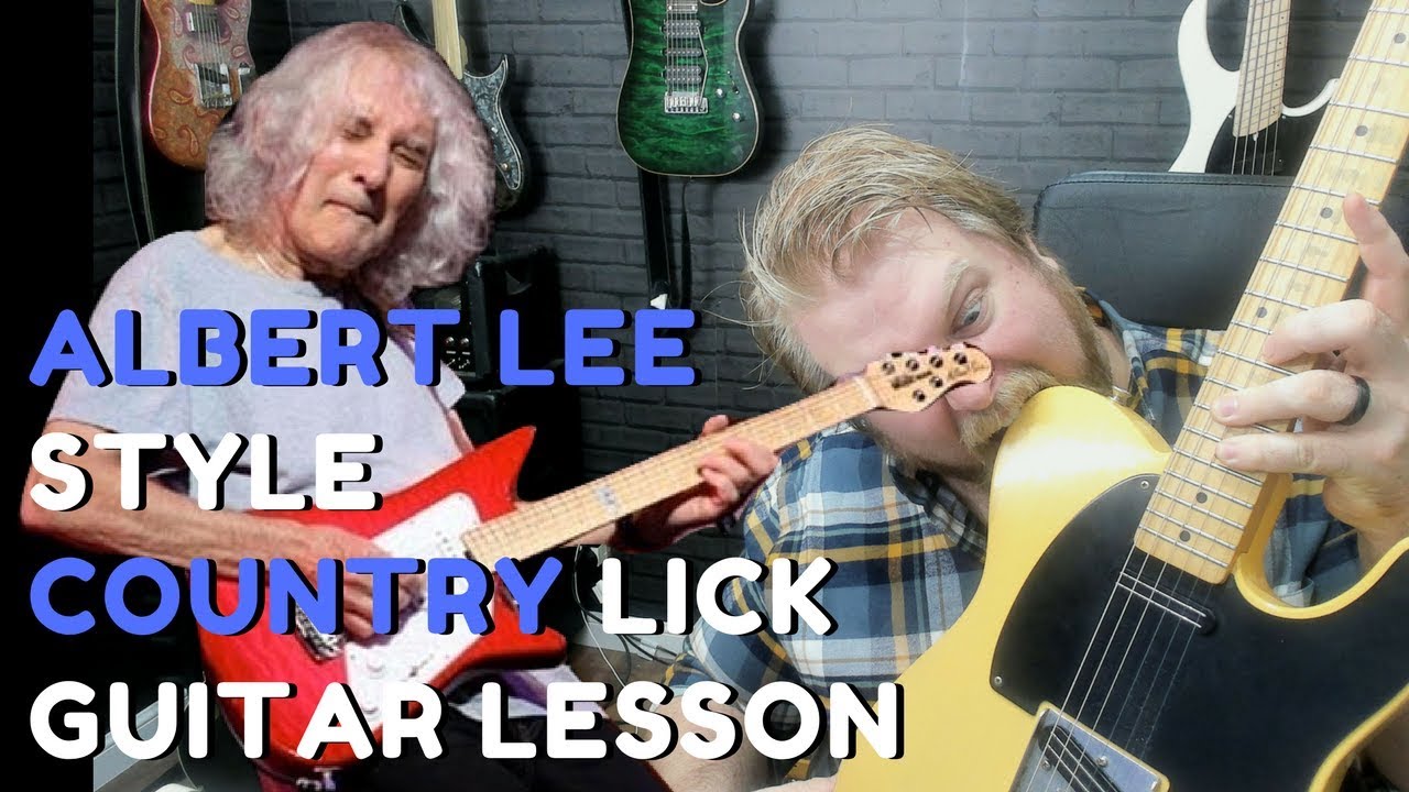 Hot Albert Lee Style Country Guitar Lick Lesson - Levi Clay