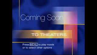 Coming Soon To Theaters 1999-2006 Dvd Quality Press Menu Variant