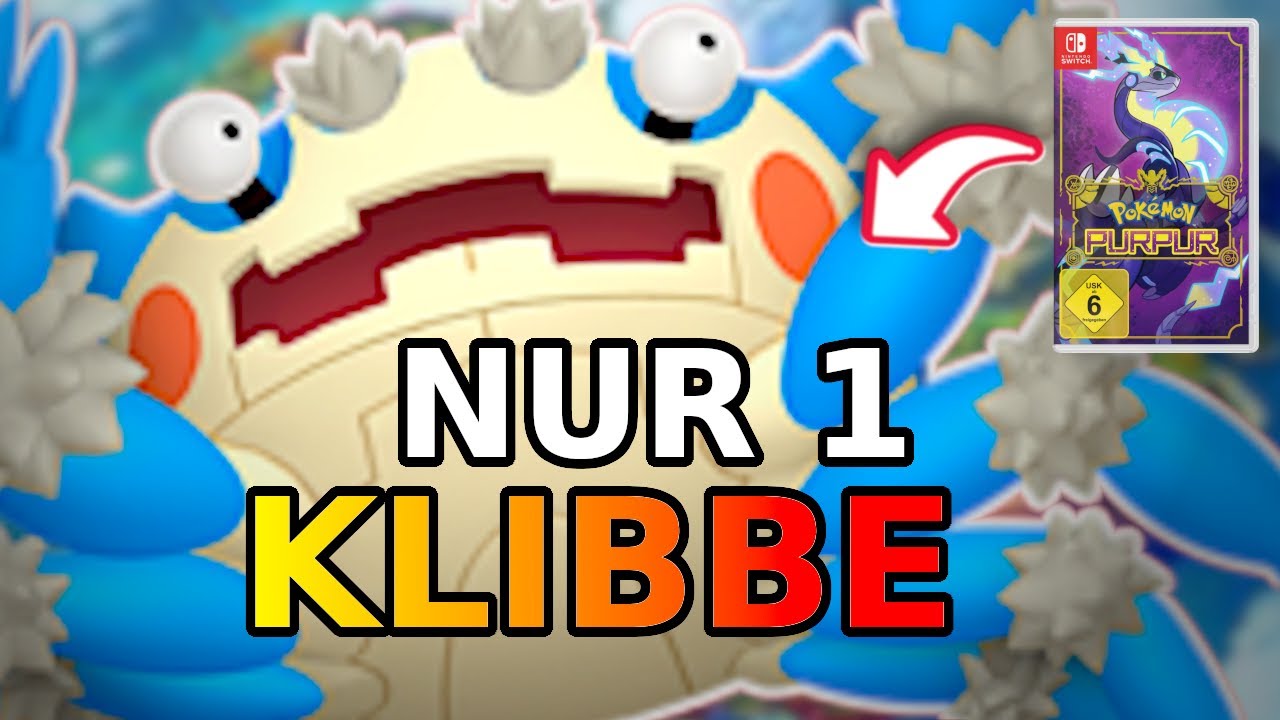Kann man NUR mit einem shiny KLIBBE Pokemon Purpur durchspielen?