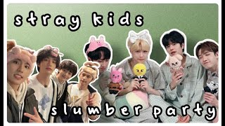 stray kids SLUMBER PARTY game Resimi