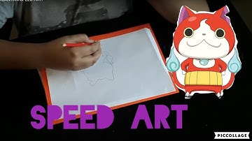 YOKAI WATCH JIBANYAN SPEED ART!