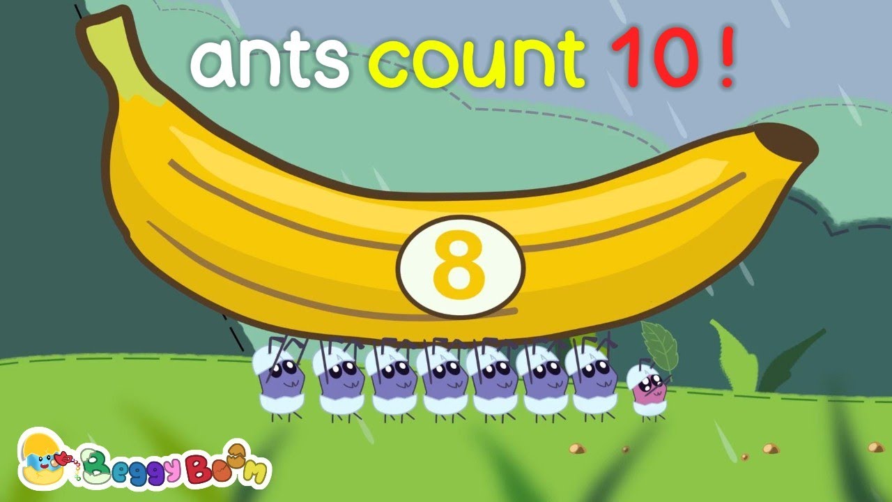 The Ants Go Marching Song | Baby Learn to Sing up to 10 | NurseryRhymes