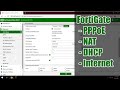 FortiGate - Basic Configuration ( PPPoE, DHCP, NAT, LAN IP, Internet )