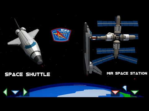 Manual Docking : Mission 14 - Rendezvous and Dock The Space Shuttle with The MIR Space Station - Manual Docking : Mission 14 - Rendezvous and Dock The Space Shuttle with The MIR Space Station