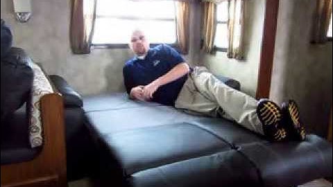 (Sold) HaylettRV.com - How To - CrossRoads Cruiser Black Label Hide a bed Sofas