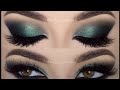Green Smokey Eyemakeup Tutorial Step By Step for Beginners 💚😍#viralreels #youtubefeed#eyemakeup#yt