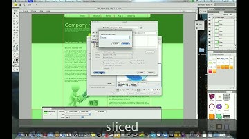 Slicing and Exporting your design - Fireworks Tutorial Part 1