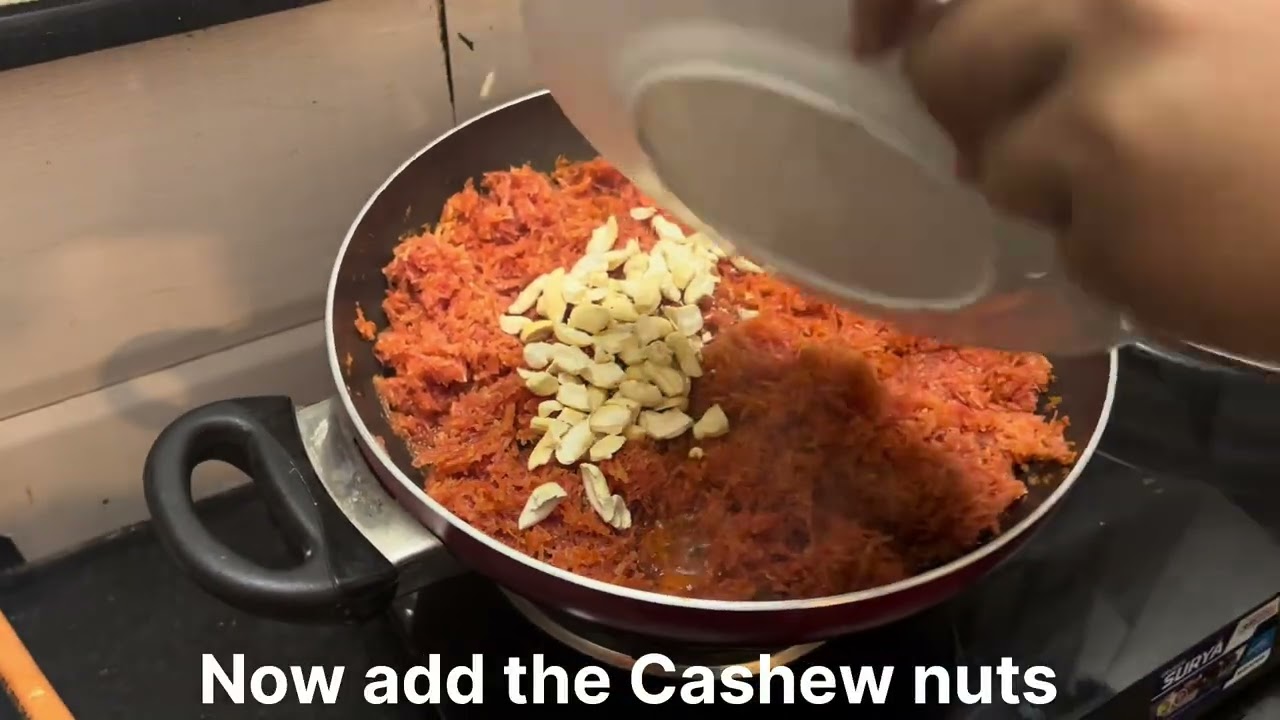 Super easy and tasty gajar ka halwa (without milk)
