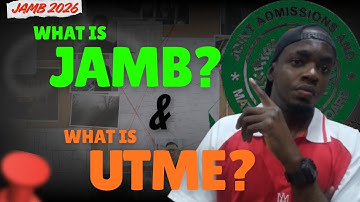  Difference Between JAMB and UTME Explained in Detail | Don’t Confuse Them Again!/JAMB 2026
