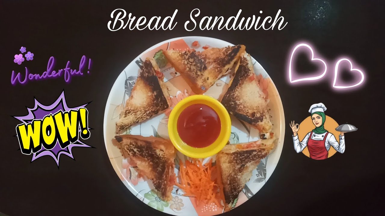 simple & easy Bread Sandwich / crazykitchen / yummy & tasty recipe