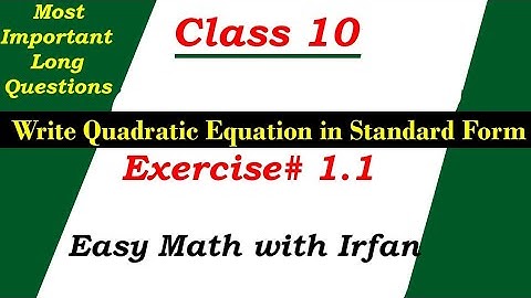 Exercise 1.1 - Class 10 Math - Part 2