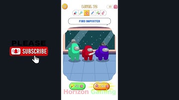 Tricky Quiz Brain Out Puzzle LEVEL 72 Find imposter (ANSWER KEY) Gameplay Walkthrough - SlowMotion