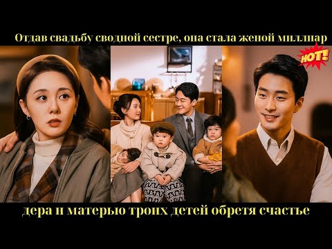 Отдав свадьбу сводной сестре, она стала женой миллиардера и матерью троих детей, обретя счастье
