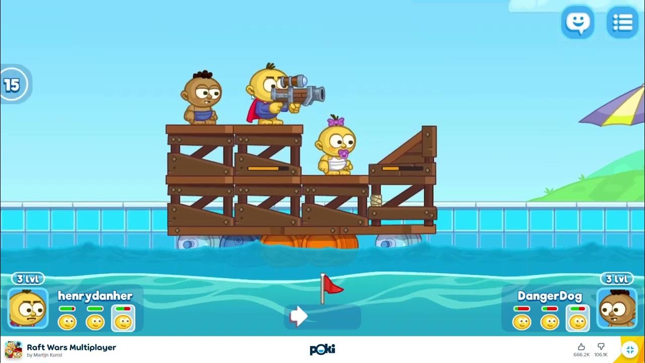 RAFT WARS MULTIPLAYER Play Raft Wars Multiplayer on Poki YouTube