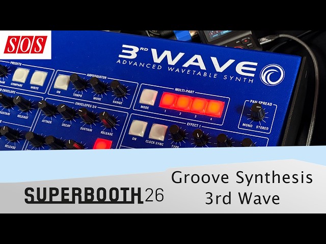 SUPERBOOTH 26: Groove Synthesis 3rd Wave - Spatial Audio - YouTube
