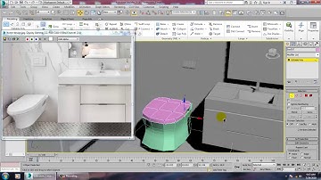 Tutorial on Modeling, Texturing and Lighting a 3d Bathroom in 3dsmax ( Part 3)