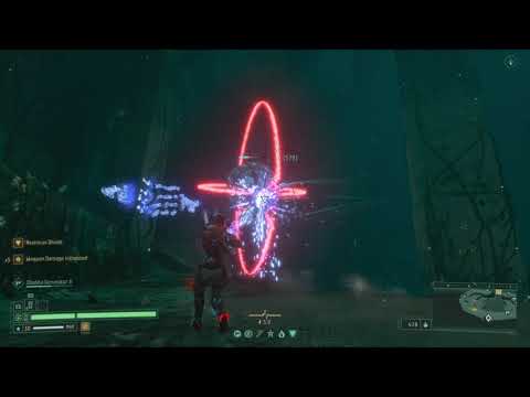 Returnal; Dreadbound casually thrashing "hard" enemies in biome 6 challenge room. Tough fight.