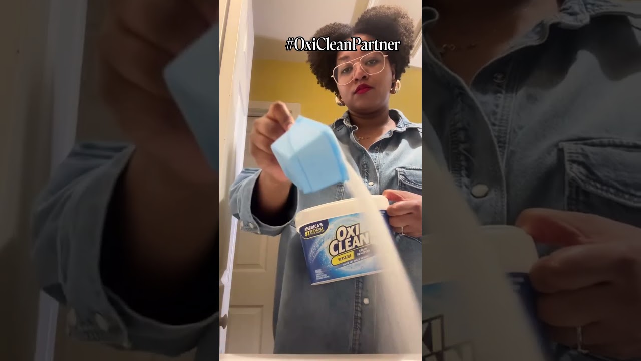 OxiClean to the laundry day (spills and stains) rescue! 