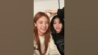 ITZY Yeji & Ryujin Instagram Live 231007