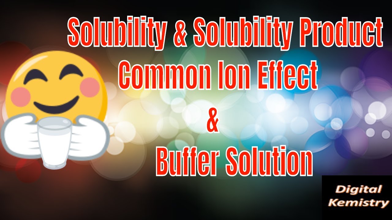What is meant by| Buffer and Common Ion Effect | Common Ion Effect ...