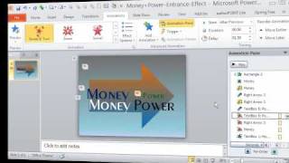 Multiple Animation In PowerPoint 2010 - Zoom, Grow & Shrink, More