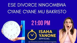 Famous 💖😔😔Ese Divorce Ningombwa cyane cyane mu Bakristo 💔💔💔❣❣❣❣❣ Profile