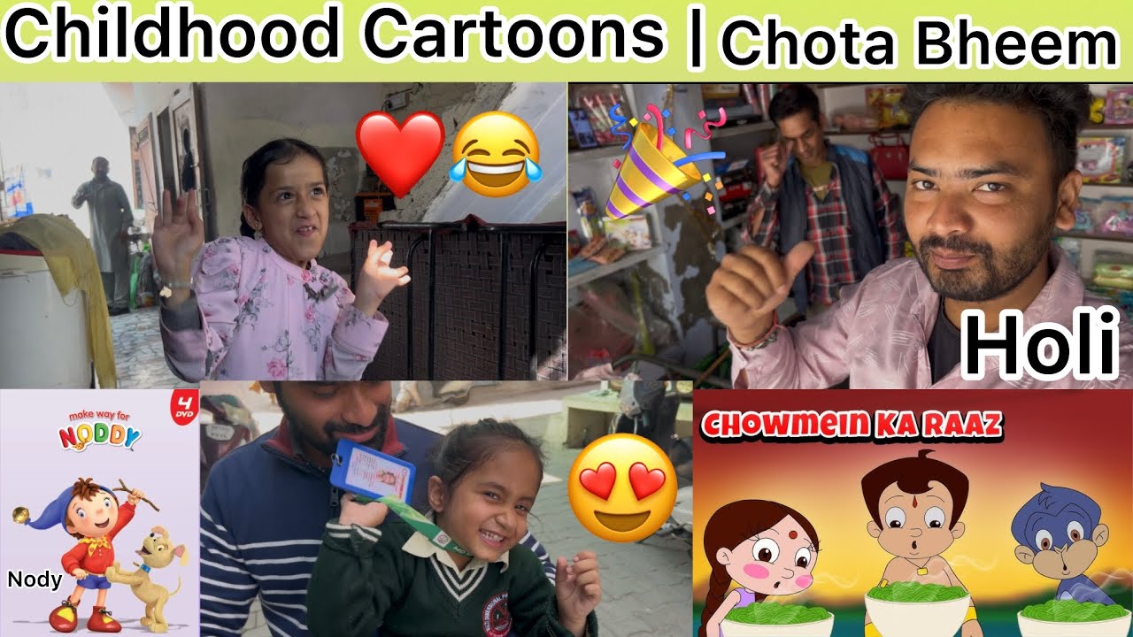 Ajj Dekhe Bachpan De cartoon | Nody Chota Bheem Daily vlog day 186