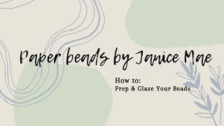 How To: Prep & Glaze