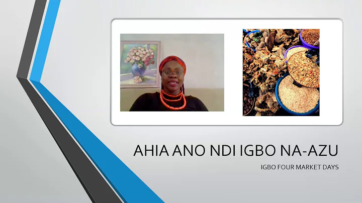 Origin of The Igbo Market Days