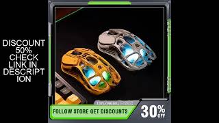 Gravastar M1/M2/Mercury X Pro Mouse Wireless Three Mode Magnesium Alloy Lightweight RGB Hollow Custo