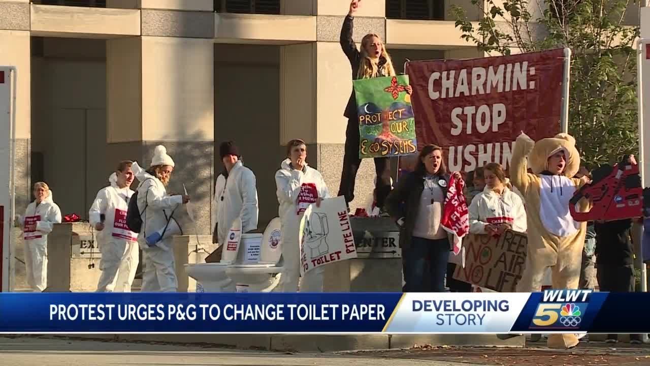 Protesters urge Procter & Gamble to make changes - YouTube