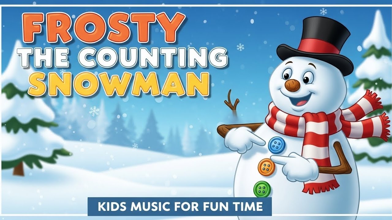 ❄️ Танец снежинок ❄️ | Изучаем формы с помощью забавных снежинок | Детская обучающая песенка ⛄🎶