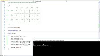 C++ Matriz multidimensional