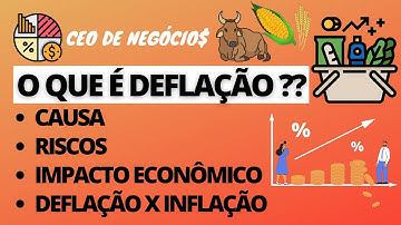 O QUE É DEFLAÇÃO ? | DIFERENÇA ENTRE DEFLAÇÃO X INFLAÇÃO | CEO DE NEGÓCIOS