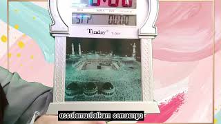 Tutorial Setting Jam dinding adzan Tinda T-961