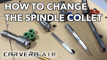 How to Change the Spindle Collet on the Carvera Air Desktop CNC