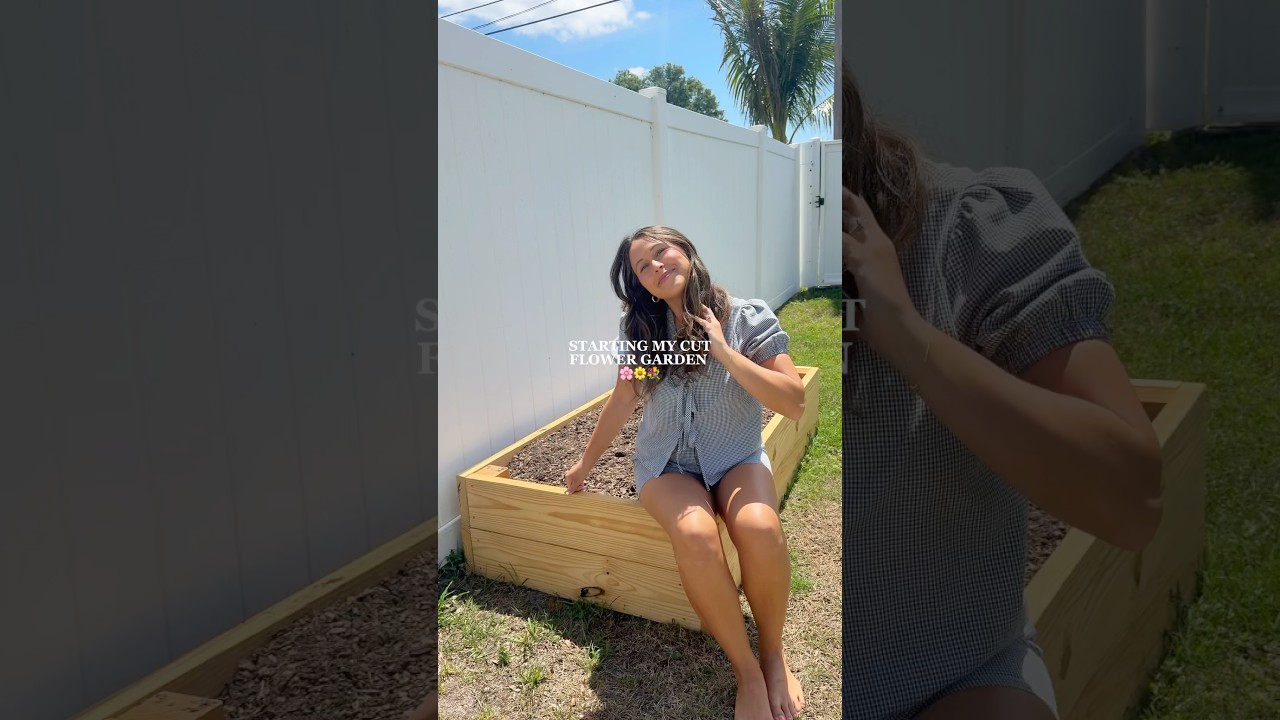 starting my very first cut flower garden! 