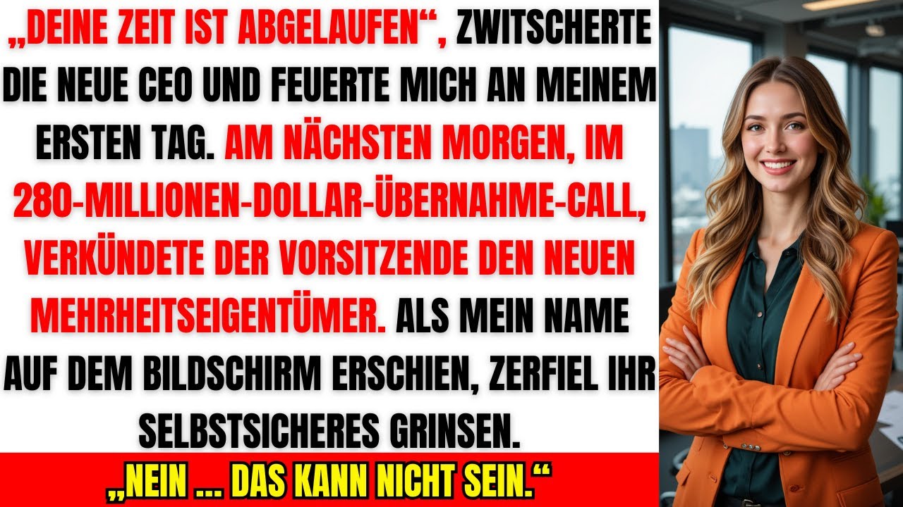 Sie feuerte mich öffentlich – Stunden später gehörte ihr die Firma
