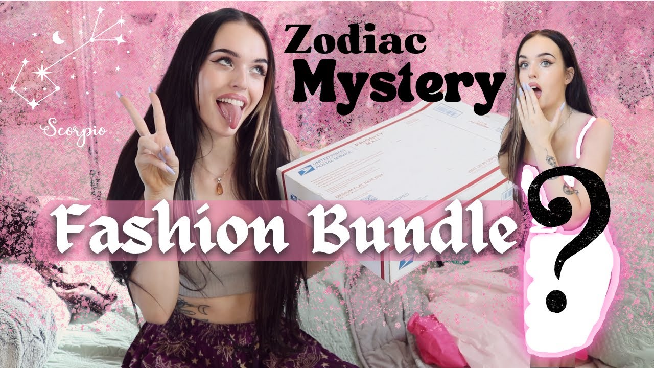 I Bought a Zodiac Outfit Mystery Bundle and OMG | Astrology Meets Fashion ✨ unboxing with Luna