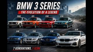 The Evolution of the BMW 3 Series (1975–2025) | From E21 to G20