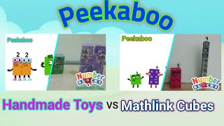 Numberblocks | Peekaboo | Handmade Toys vs Mathlink Cubes