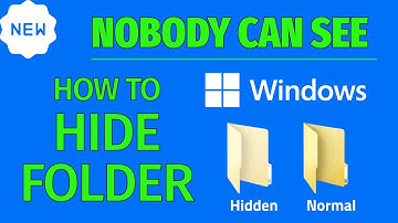 How to Hide a Folder in Windows 11/10/8/7