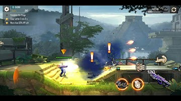 Garena Contra Returns Android Walkthrough Gameplay level 6-2 Ambush