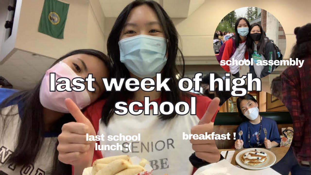 my last week of high school EVER | school vlog | senior year - YouTube